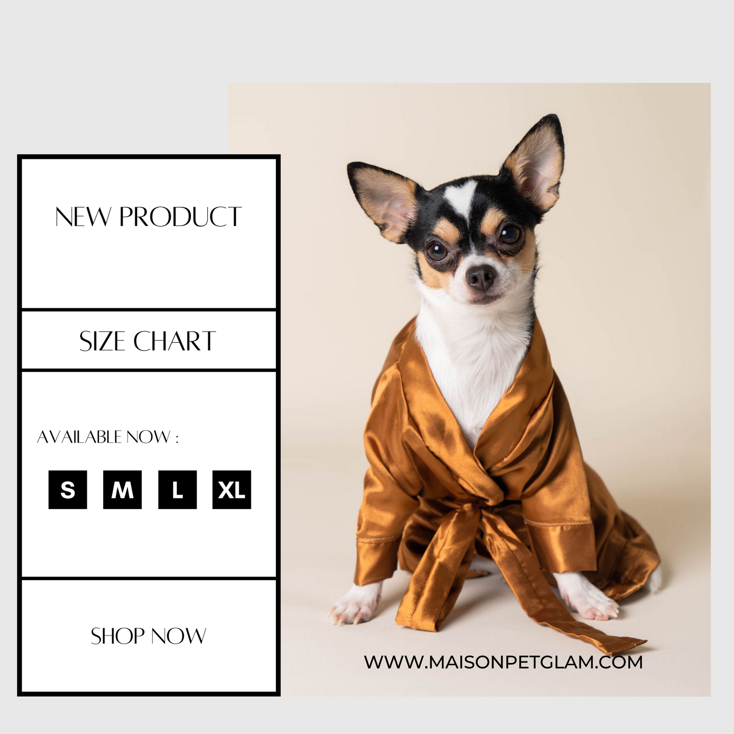 Luxury Dog Bathrobe